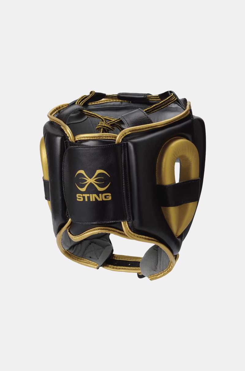 Sting sports Viper Gel fullface Headguard-black